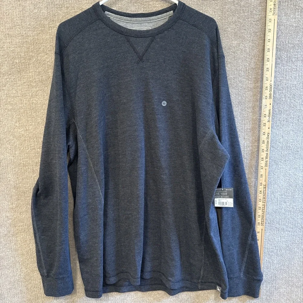 Eddie Bauer MT EF Thermal Crew Heather Navy Size XL  Tall NEW Gorpcore NWT